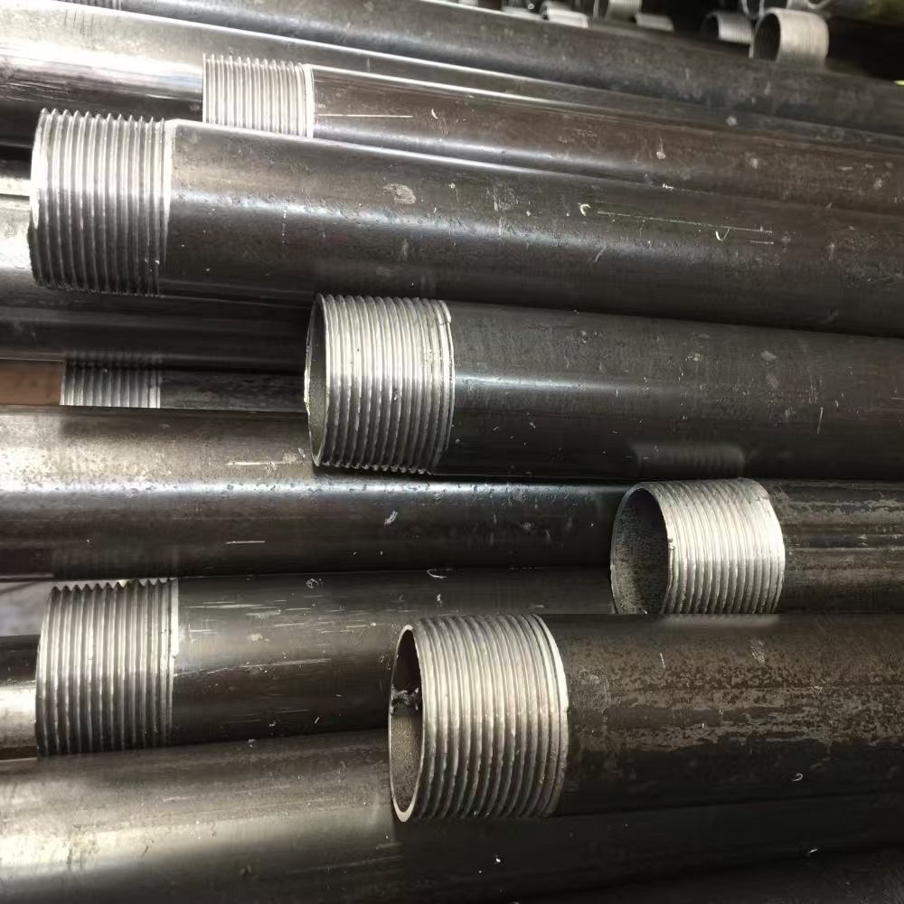 Threaded Steel Pipe (Lathe Threaded Pipe)
